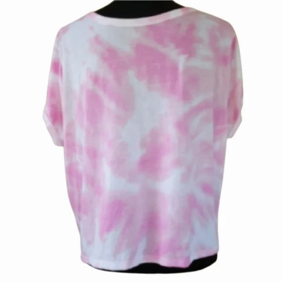 Looney Tunes Characters Bubblegum Pink T-shirt Tie-Dye Cartoon Tee (2X) - Picture 7 of 13